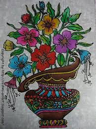 Flower Printed Mind Flower Designs For Glass Painting Rospis Po Steklu Steklo
