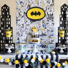 This makes perfect sense because this is the type of party that can be enjoyed by everyone, even adults who. Diy Batman Birthday Party Backdrop And Dessert Table Batman Party Decorations Batman Birthday Batman Themed Birthday Party