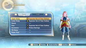 All you then need to do is complete three rounds of the tournament. Supreme Kai Of Time Outfits For Cac Colorable And Vanilla Colors Xenoverse Mods