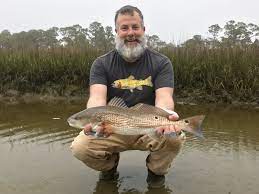 The Redfish Aren T Bothered By The Fog And Rain It S Always A Great Day When You Can Find Several Large Schools Of These In The Creeks Red Fish Canning Rain