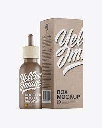Download Matte Dropper Bottle W Kraft Box Mockup In Bottle Mockups On Yellow Images Object Mockups Box Mockup Mockup Free Psd Free Psd Mockups Templates