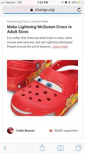 Lightning Mcqueen Crocs Mcqueencrocs Twitter