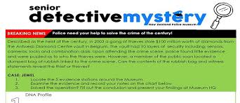 Senior Detective Mystery Porirua Mana Eventfinda