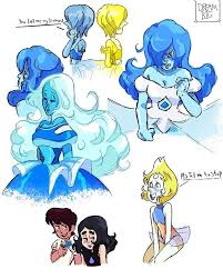 Dream Caster No Instagram Some Blue Diamond Au Sketch S Yellowdiamond Bluediamond Steven Universe Characters Steven Universe Anime Steven Universe Gem