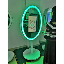 23 6 Wedding Led Oval Shaped Ring Digital Touch Screen Mirror Photobooth Mirror Photo Booth Mirror Photo Photo Booth For Sale