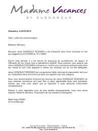 Au fil des années, j'ai pu découvrir les réelles qualités. Lettre De Recommandation