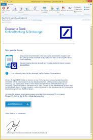 Wenn man nach deutsche bank brokerage online banking sucht erhält man unterschiedliche suchergebnisse. Nachricht Vom Kundendienst Oder Aktualisierung Ihres Telefon Banking Pin Von Deutsche Bank Ag Infoco Mendinad Abbruchf De Vorsicht E Mail