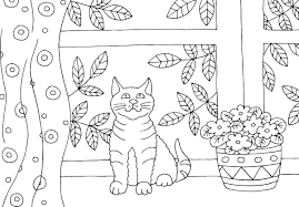 You need a large crayon or colored pencil selection to create accurate colors, so you can create accurate looking fur that shows the variety of shades of actual fur when you color the free printable coloring sheet selections to which we link. Free Cat Coloring Pages Purr Fect Printable Coloring Pages Of Cats For Cat Lovers Of All Ages Printables 30seconds Mom