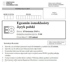 Uczniowie zaczęli od egzaminu z języka polskiego. Egzamin Osmoklasisty Polski 2021 Przecieki Egzaminacyjne Co Pojawi Sie Na Testach Osmoklasisty Z Jezyka Polskiego Oto Pewniaki Dziennik Baltycki