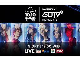 9 aktor berbakat bollywood yang jadi pasangan shraddha kapoor di film. Kembali Manjakan Fans Got7 Shopee Hadirkan Got7 Highlights Di Tv Show Shopee 10 10 Brands Festival