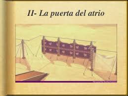 Resultado de imagen de puerta del atrio del tabernaculo