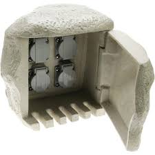 Heitronic 4fach Gartensteckdose Stein Steckdose Erdkabel Direktanschluss 36314 Gunstig Kaufen Ebay