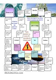 Jeu Sur Le Futur Futur Simple L Education Francaise Jeu De L Oie
