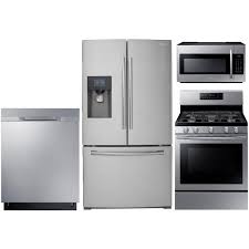 Samsung 4 Piece Kitchen Appliance Package With Gas Range And Kitchen Appliance Packages Kitchen Appliances Samsung Kitchen