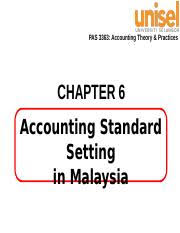 In our opinion, this situation arises because, as yet, aaoifi. Pas3363 Chapter 6 L 1 Pptx Pas 3363 Accounting Theory Practices Chapter 6 Accounting Standard Setting In Malaysia Chapter Overview Development Of Course Hero