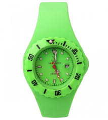 Toy Watch Small Jelly Neon Green Watch Green Watch Fashion Design For Kids Toy Watch
