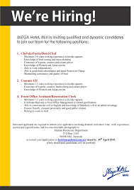 Vergleichen sie hotelpreise und finden sie den günstigsten preis für hotel mega hotel für das reiseziel miri. Mega Hotel Miri Job Vacancy Available At Mega Hotel If Facebook