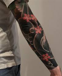 All Black Arm Sleeve Tattoo Cool Blackout Tattoo Ideas C Tattoo Artist Lupo Horiokami Tattoo Sleeve Designs Sleeve Tattoos Japanese Tattoo
