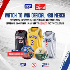 Earlier this year, the women's national basketball association (wnba) celebrated its 25th anniversary. One Sports Want Some Nba Merch Answer Trivia Questions That Will Be Aired During The Nbafinals On One Sports Tv5 And Nba Tv Philippines Submit It On Http Cignal Tv And Get