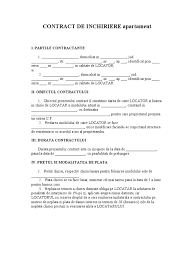 Inregistrarea contractului de inchiriere la anaf. Contract De Inchiriere Apartament