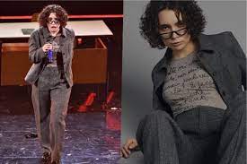 Madame what is the one brand that comes to your mind when you think of both formal as well as casual wear for women? Madame In Sanremo This Is What Was Written On The Rapper S Shirt Curler Ruetir