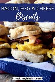 Bacon Egg And Cheese Biscuit Recipe In 2020 Bacon Bacon Egg And Cheese Cheese Biscuits