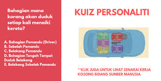 Studies nurul amirah mohd razali, cognitive psychology, and psychology. Kuiz Personaliti Pilih Kedudukan Tempat Duduk Dalam Kereta Kami Dedah Jawapan Di Sini