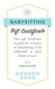 If you are looking for a meaningful gift for mom, how about a babysitting printable coupon so you can offer up your babysitting services and give her a day or night off. Pin On Nanny Inside Quality Free Printable Babysitting Gift Certificate Amazing Certificate Te In 2021 Gift Certificate Template Babysitting Coupon Gift Certificates