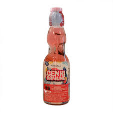 The initial spokesperson for this campaign was comedian kon omura. Genki Ramune Drink Strawberry 200ml Hanyang éŸ©é˜³è¶…å¸‚