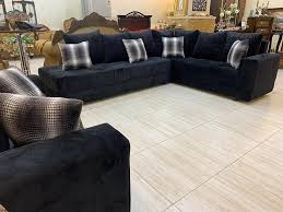 Roya Furniture طقم كنب كورنر أمريكي 9 مقاعد لونه Black Facebook