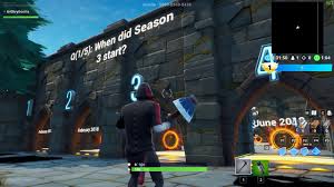 The ultimate fortnite season 9 quiz! All Seasons Default Trivia Map By Shride Fortnite Creative Mode Custom Island Youtube