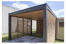 th leman fabricant d espace exterieur en bois abri de voiture moderne garage bois toit plat carport bois