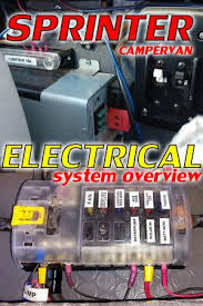 Then put an adapter only on the end of the power strip to plu. Sprinter Campervan Electrical System Overview