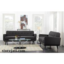Bangku sofa minimalis desain jok kancing kode : Harga Kursi Sofa Tamu Minimalis Retro Set Scandinavian Store Jati
