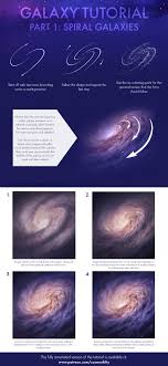 How to make a sketchbook out of an old book how to paint galaxy watercolor bookmarks in 7 easy steps Galaxy Tutorial Part 1 Spiral Galaxies By Cosmoskitty On Deviantart