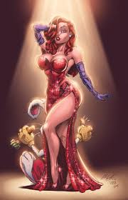 In colorclips and movies you`ll see incredibles, ariel, jasmine, jessica, belle, pocahontas, goofy, donald and other characters! Jessica Rabbit Print 11x17 Cdubbart