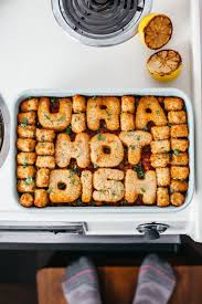Wild rice hot dish this recipe is a great example of midwest food! Harissa Chickpea Hotdish Vegan Molly Yeh