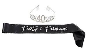 Birthday Queen Crown And Sash Happy Birthday Tiara And Sash Set Rhinestone Queen Tiar Birthday Tiara 40th Birthday Party Decorations 40th Birthday Gifts