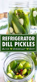 Overnight Refrigerator Dill Pickles Recipe Evolving Table Recipe Refrigerator Pickles Dill Pickling Recipes Dill Pickle Recipe