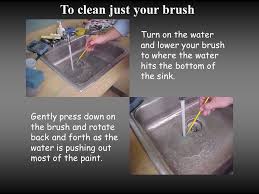 how to properly clean your paint brush