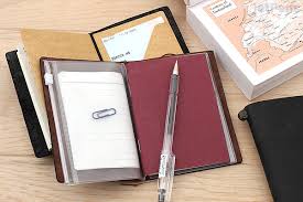 I received this great sample of traveler's notebook passport size a couple years ago i reviewed the midori traveler's notebook and commented that it was too expensive at $60 and that i could easily make. Traveler S Company Traveler S Notebook Starter Kit Regular Size Camel Leather Jetpens