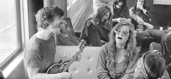 Rick Danko and Janis Joplin embody the spirit of rock and roll in the 1970s
