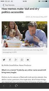 Disabled man loses prescription for intimate sessions new. O 60 1425 Ooooo O2 Uk 4g Top Stories How Memes Make Dull And Dry Politics Accessible 0905 Uk Monday 22 May 2017 Rose David Cameron Uses A Knife And Fork To Eat