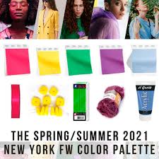 No one needs to remind us how tough 2020 was (and 2021 continues to be). Blog News Find Perfect Color For Your Craft The Spring Summer 2021 New York Fashion Week Color Palette