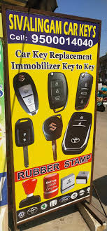 The keyless shop can program car keys for honda, toyota, chevy, ford, lexus, bmw and so much more. Sivalingam Enterprises Ambattur Duplicate Key Makers In Chennai Justdial