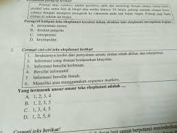 Yang Termasuk Unsur2 Teks Eksplanasi Adalah Brainly Co Id