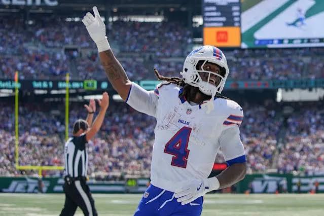Bills RB James Cook wins NFL rushing title - Yahoo Sports