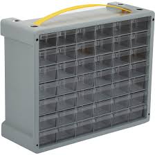 Casier A Vis Plastique 42 Tiroirs H 32 5 X L 40 5 X P 15 Cm Leroy Merlin