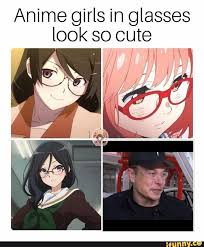 Earlier this week, musk got himself into a controversy by refusing to give a web artist due credit over an anime game character whose picture musk had shared on his timeline. Anime Girls In Glasses Look So Cute Ifunny Anime Anime Funny Best Funny Photos