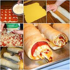 Remove tortilla from the oven and spread tomato sauce on top. Wonderful Diy Tasty Pepperoni Pizza Rolls